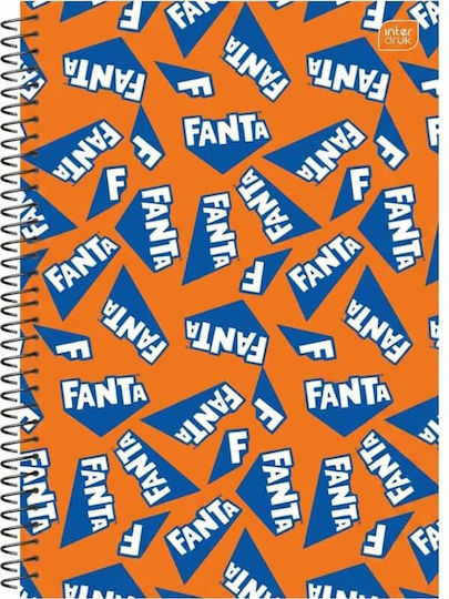 interDRUK Spiral School Notebook Ruled B5 60 Paper Sheets 2 Subjects Coca Cola (Various Designs or Colours)