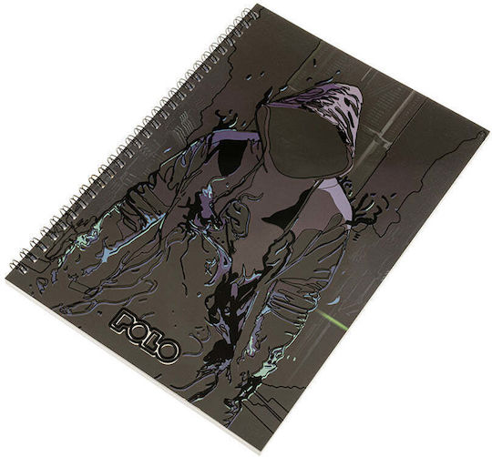 Polo Spiral Ruled Notebook B5 90 Paper Sheets 3 Subjects