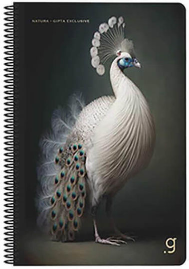 Gipta Spiral Ruled A4 Notebook 3 Subjects Natura (Miscellaneous Designs)