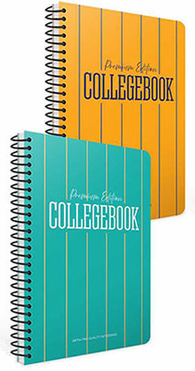 Gipta Spiral Ruled A4 3 Subjects College Book (Miscellaneous Colours) 3-54-32