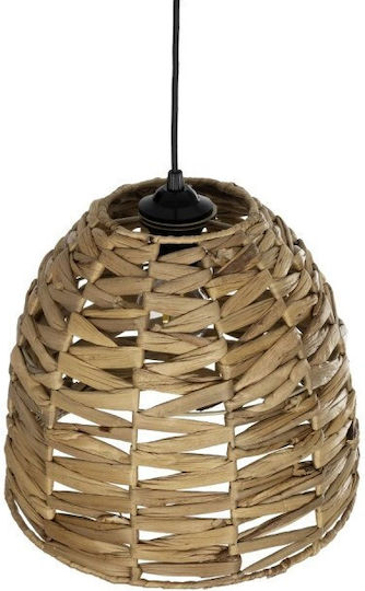 GloboStar Meka Pendant Light Beige Boho Bell with Socket E27 30x30x25cm