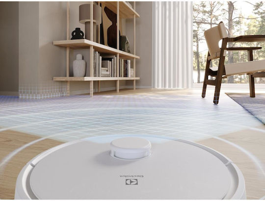 Electrolux 700 Σκούπα Ρομπότ με Χαρτογράφηση Laser & Απορρόφηση 4000Pa Λευκή