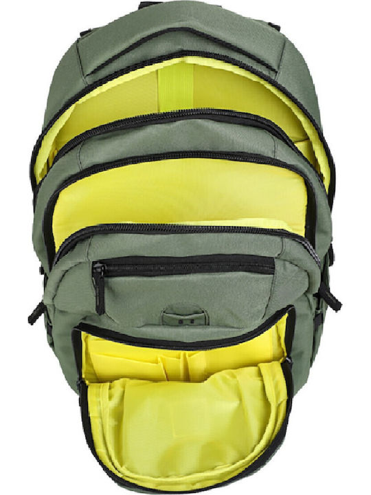 Lyc Sac Mag Σχολική Τσάντα Πλάτης Δημοτικού Χακί 32lt