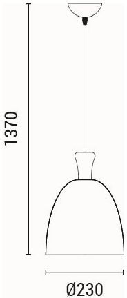 Eurolamp Simplo Висящо Таванно Осветително Тяло Жълто с Цокъл E27 23x23x137см