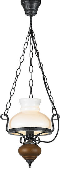 Aca Pendant Light Copper with Socket E27 28x28cm