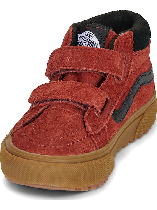 Sk8-Mid Reissue V Kinder Sneaker Hoch Burgundisch