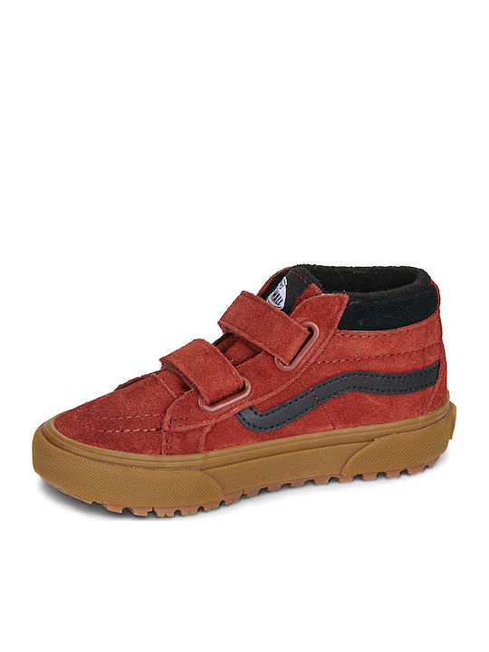 Sk8-Mid Reissue V Kinder Sneaker Hoch Burgundisch