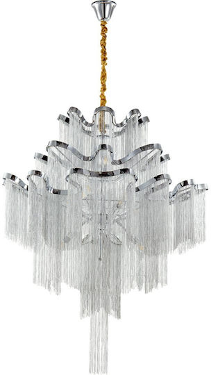 Artekko Ceiling Light Silver 90x90x110cm