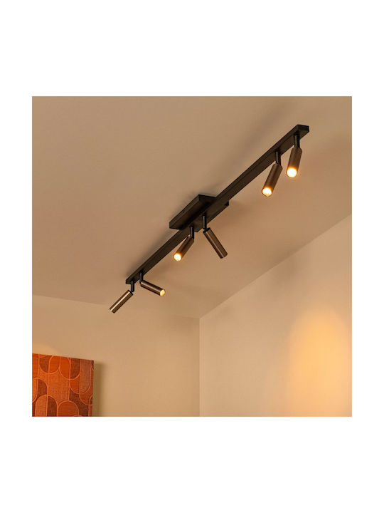 Lucide Lightning Keoni Ceiling Mount Light Brown with Socket G9