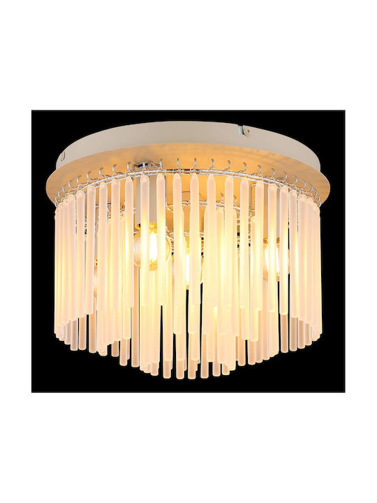 Globo Lighting Πλαφονιέρα Οροφής Μπεζ