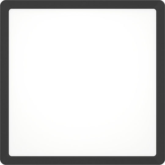 Eglo Fueva Mount Ceiling Light Bathroom 29.5cm with Integrated LED