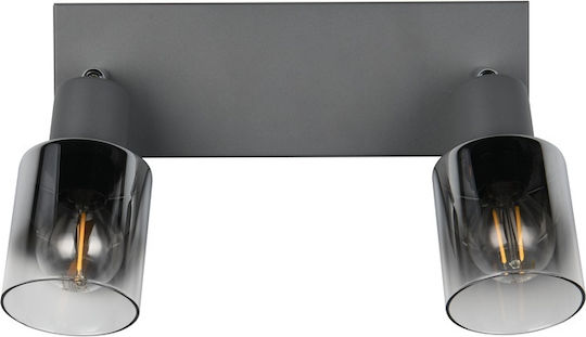 Trio Lighting Таванно осветление 27бр Сив с Фасунга E14
