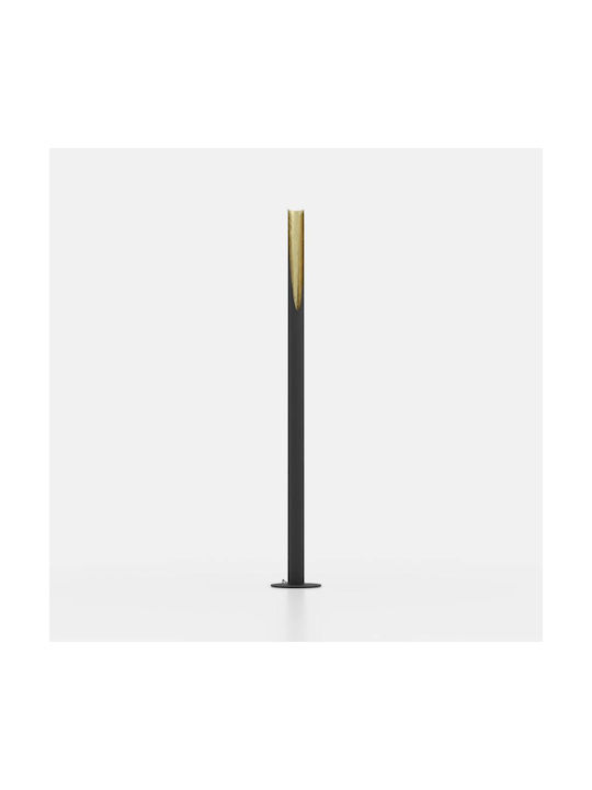 Eglo Barbotto Floor Lamp H137xW18.5cm. with Socket for Bulb GU10 Black