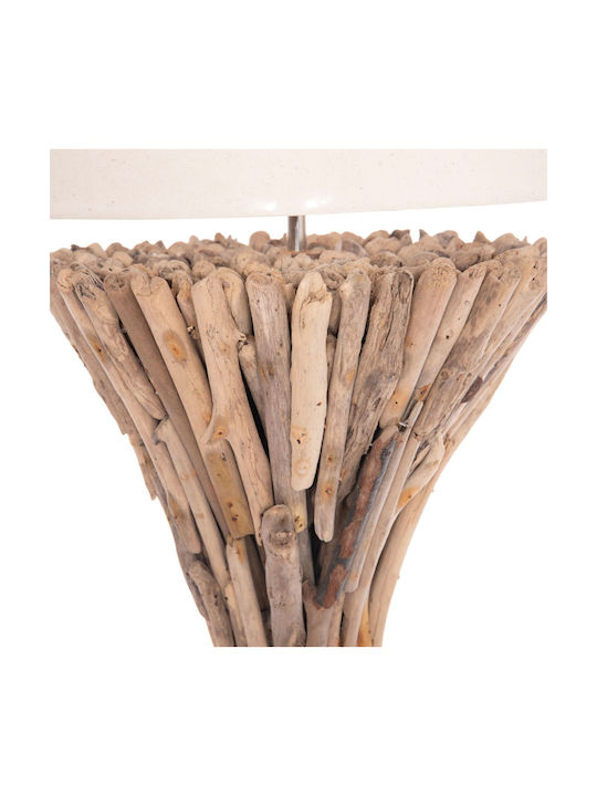 HomeMarkt Lampa de podea Î142xL45cm. cu Soclu pentru Bec E27 Alb