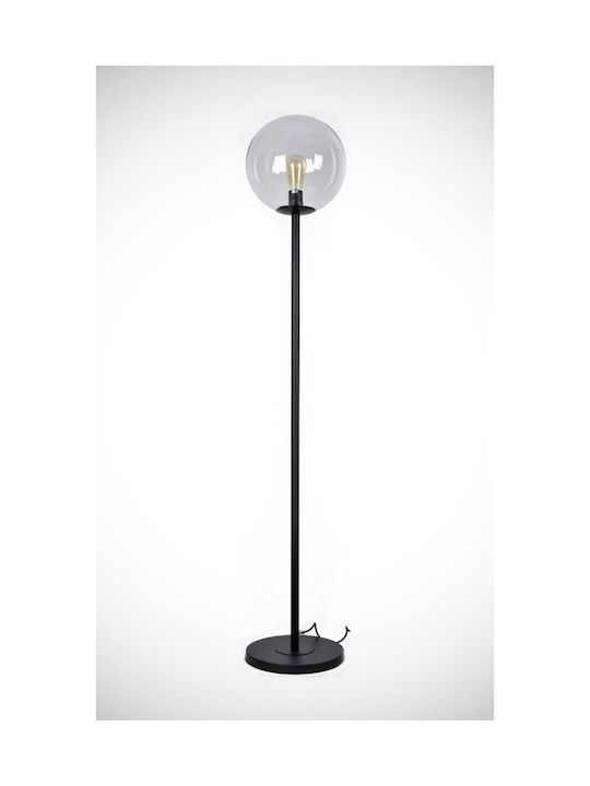 Home Lighting Globe Lampa de podea Î165xL30cm. cu Soclu pentru Bec E27 Negru