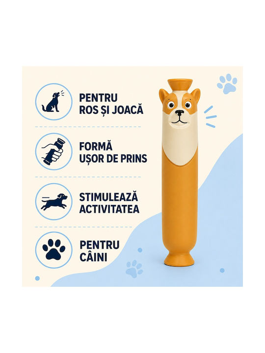Jucărie Pentru Câini Masticabilă Cu Sunet Portocalie 1 Bucată