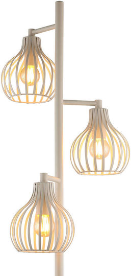 Globo Lighting Φωτιστικό Δαπέδου Υ161εκ. Μπεζ