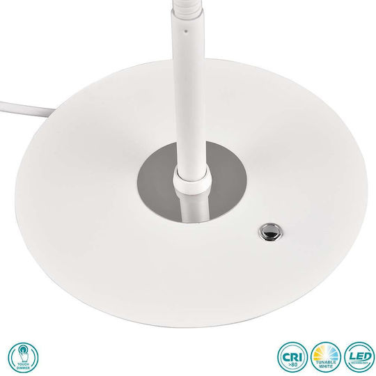 Trio Lighting LED Floor Lamp H57xW46cm. with Natural White Light 1400lm White