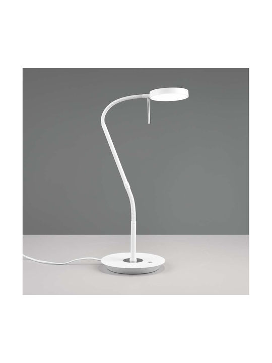 Trio Lighting LED Floor Lamp H57xW46cm. with Natural White Light 1400lm White