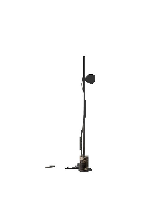 Ideal Lux Eva Stehleuchte H180.5xB13cm. mit Fassung für Lampe E27 Schwarz