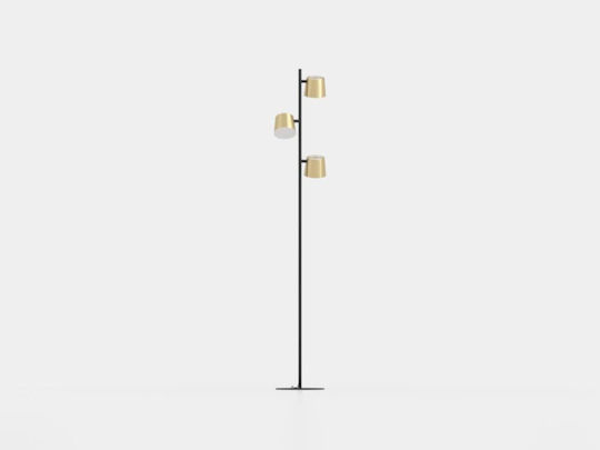 Eglo Altamira Floor Lamp H158.5xW26cm. with Socket for Bulb GU10 Gold