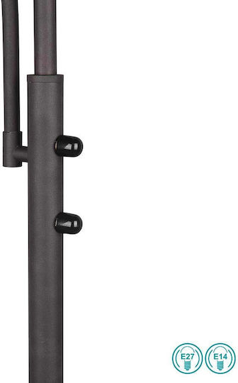 Trio Lighting Country Подова Лампа В180xД46см. с Цокъл за Крушка E27 Бял