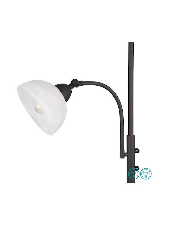 Trio Lighting Country Stehleuchte H180xB46cm. mit Fassung für Lampe E27 Weiß