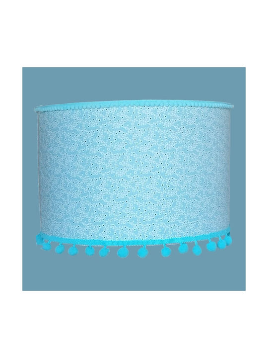 Oxygen Blue Flower Floor Lamp with Socket for Bulb E27 Blue