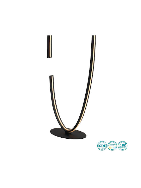 Fan Europe Clarke LED Φωτιστικό Δαπέδου Υ133xΜ42εκ. με Θερμό Λευκό Φως 3650lm Μαύρο