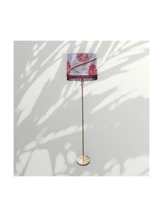 Oxygen Ruby Dalia Floor Lamp H35xL1.65m With Socket For Lamp E27