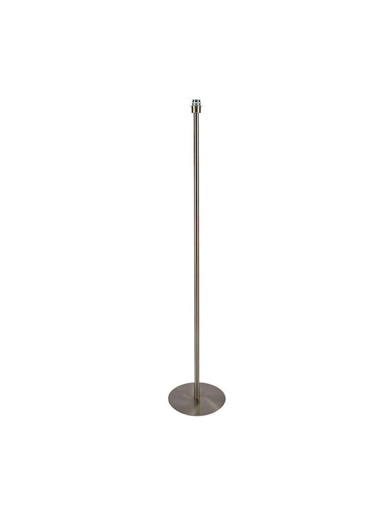 VK Lighting Floor Lamp H150xW31cm. with Socket for Bulb E27 Silver