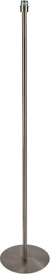 VK Lighting Floor Lamp H150xW31cm. with Socket for Bulb E27 Silver