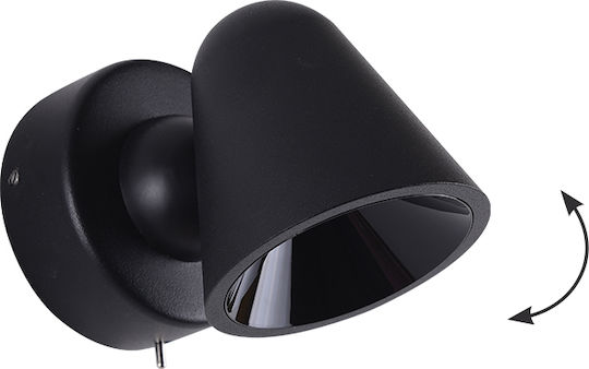 Viokef Enzo LED Φωτιστικό Δαπέδου Υ130xΜ49εκ. με Θερμό Λευκό Φως 447lm Μαύρο