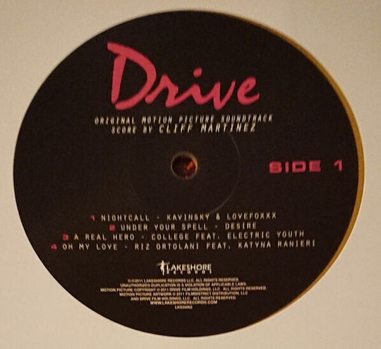 Cliff Martinez Drive Original Motion Picture Soundtrack Vinyl