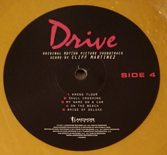 Cliff Martinez Drive Original Motion Picture Soundtrack Vinyl