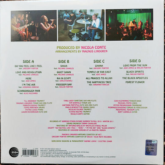 Nicola Conte Love & Revolution Vinyl