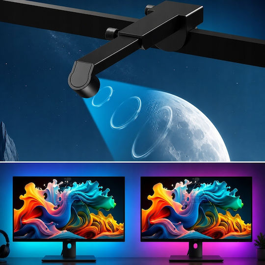 Verk Group Ταινία LED Τηλεόρασης USB 5V 2.5m με Τροφοδοτικό & Τηλεχειριστήριο