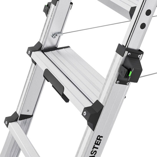 Hailo Aluminum Ladder with 2x6 Steps