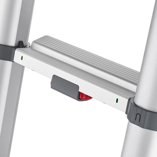 Hailo Aluminium-Leiter mit 11 Stufen 83cm