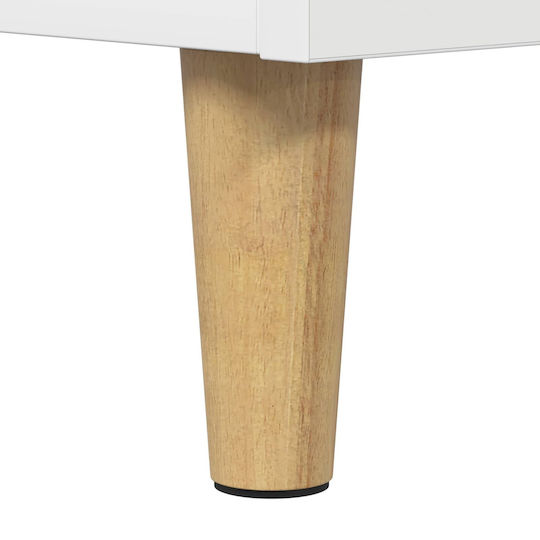 vidaXL Hi-Fi Furniture White 39.5x47x74.5cm