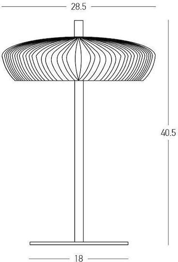 Zambelis Lights Decorative Lamp with Socket for Bulb G9 Gray
