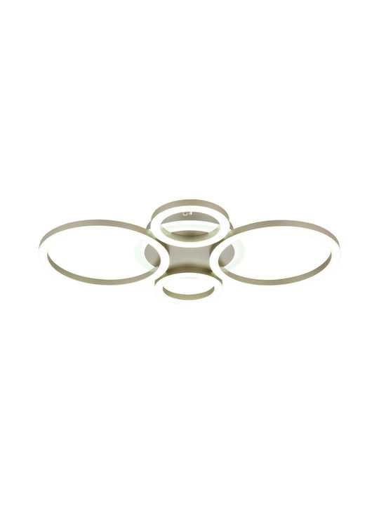 Globo Lighting Таванно Осветително Тяло Кафяво с Интегриран LED