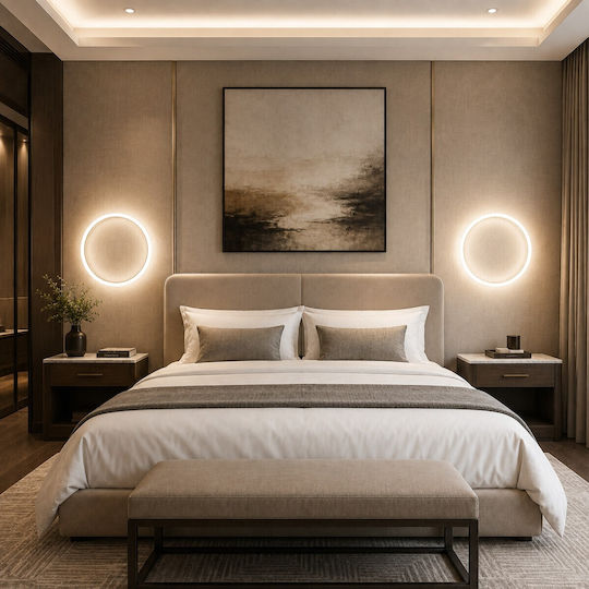 VenCore Lampă de Perete Modernă cu LED Integrat și Lumină Albă Reglabilă 21x5cm
