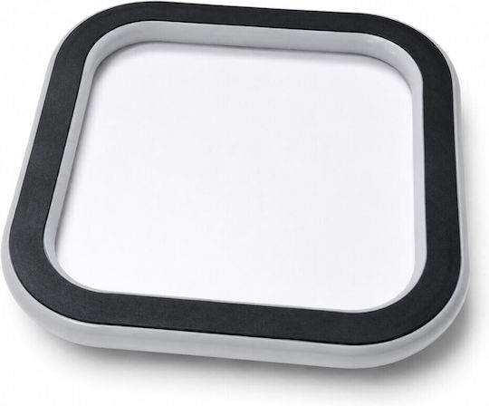 VenCore Modern Wall Lamp with Integrated LED and Adjustable White Light Black 21x5cm