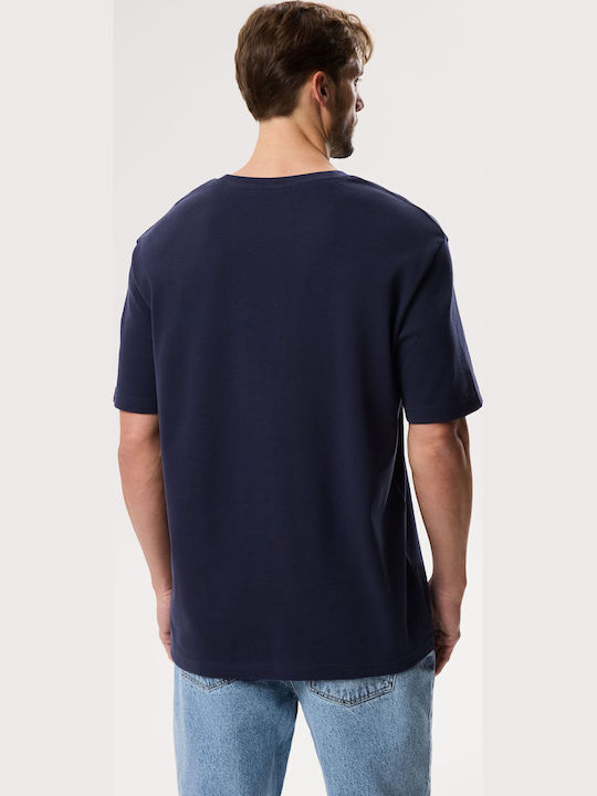 Open Inter Herrenbluse Sportliches T-Shirt Granatapfel
