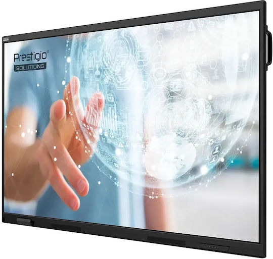 Prestigio Solutions Multiboard 86-Zoll Light Series Gen 7 Android 14 Google Edla Ai Button 8/128GB Schwarz