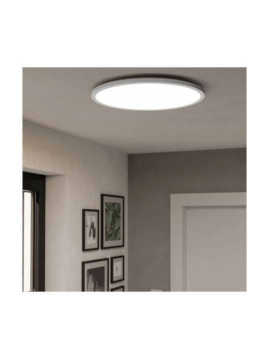 Jiju Plafonieră de Tavan pentru Baie 50cm Transparentă cu LED Integrat