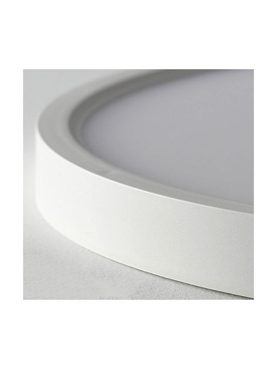 Jiju Plafonieră de Tavan pentru Baie 50cm Transparentă cu LED Integrat