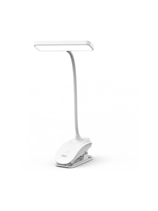 XO OZ06B Rechargeable LED Office Lamp and Clip in White Color