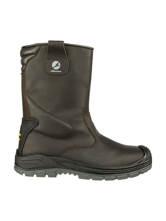 Albatros Safety Boots Brown S3 with Certification CI FO SR